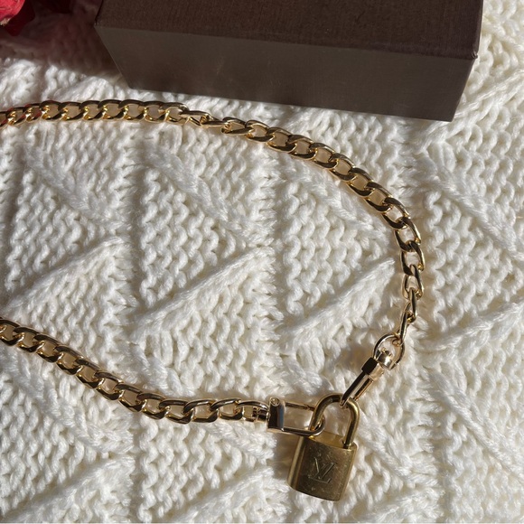 Authentic Louis Vuitton Lock with Chain Necklace - Picture 6 of 6